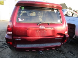 2005 TOYOTA 4RUNNER SR5 BURGUNDY 4.0L AT 4WD Z16187